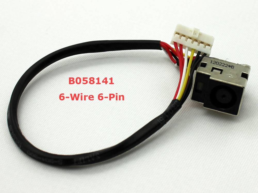 (image for) Compaq Presario CQ61 HP Pavilion DV6-1000 DV6-2000 G61 533465-001 AC DC Power Jack Socket Connector Charging Port DC IN Cable Wire Harness